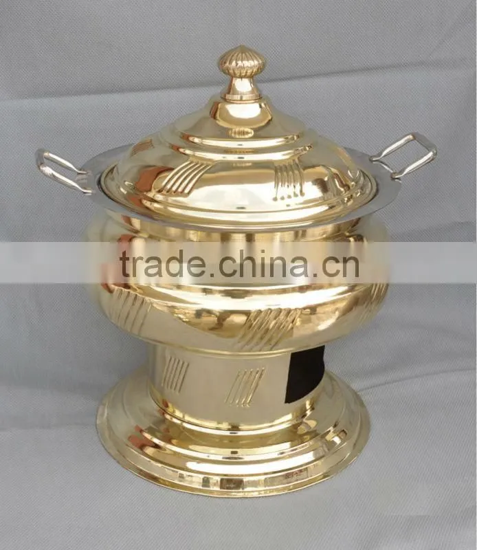 Brass Cheffing Dish, Wedding & Party utensils, food serving dish, hot keeping dish, Catering item, Hotel & Restaurant utensils