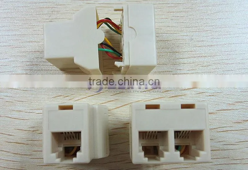 rj11 to rj45 adapter telephone adapter,tel connector & Modular plug (4P4C;6P4C,8P8C)