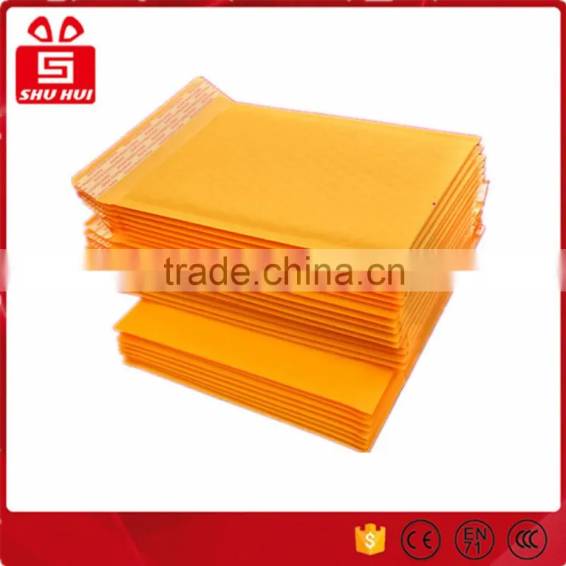 Kraft bubble envelopes orange color black kraft envelope shenzhen bubble envelope