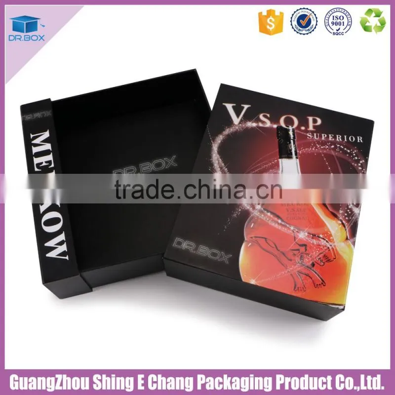 Best selling individual clear wine glass packing box