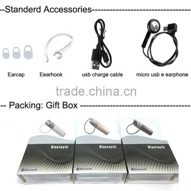Lastest 4.0 Handsfree long distance bluetooth headset with keypad