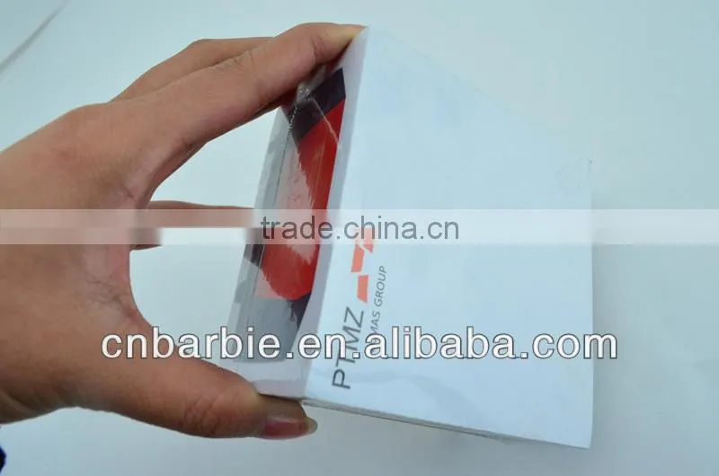 custom 10x10 cube memo pad