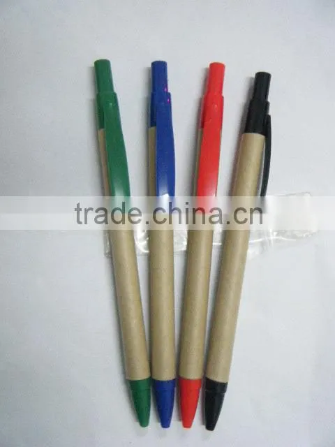 eco pen,promotional gift for school supply,school stationery,office stationery2015