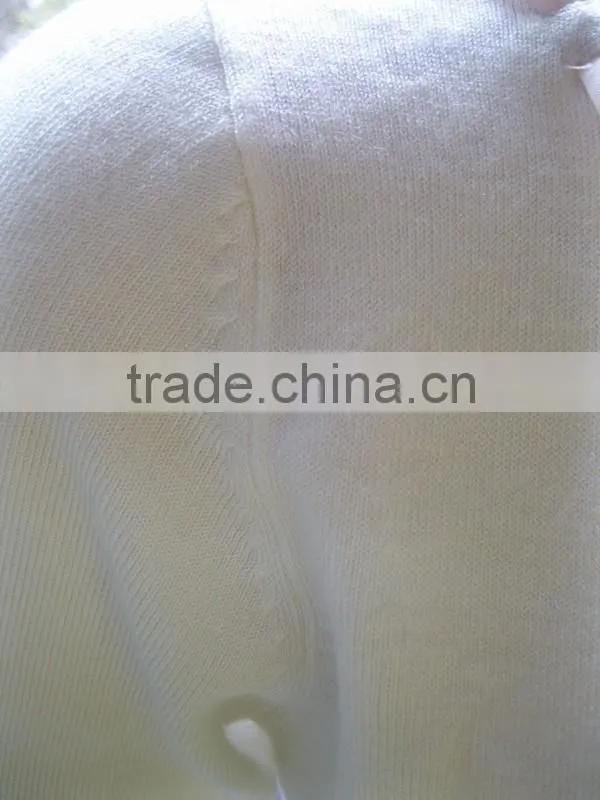 Girl's short knitting wear,white full sleeve cardigan design