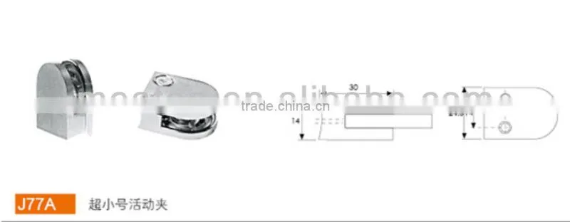 Zinc alloy Glass Clip