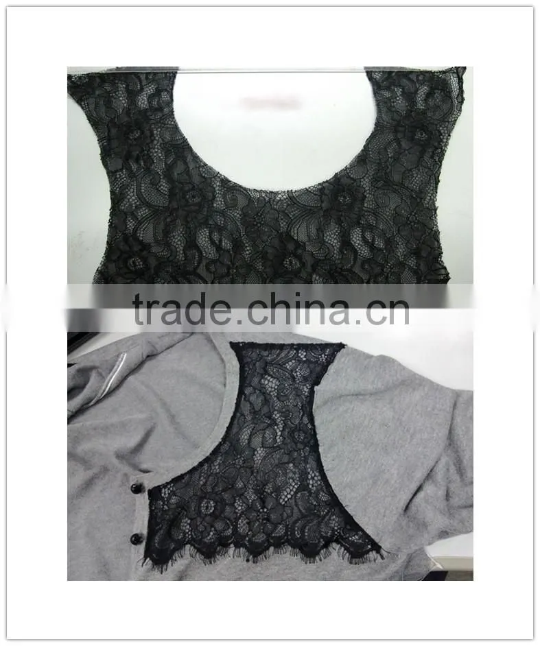 Laser Cutting Eyelash Laces Collar for Ladies Sweater or Dress -- H1412056