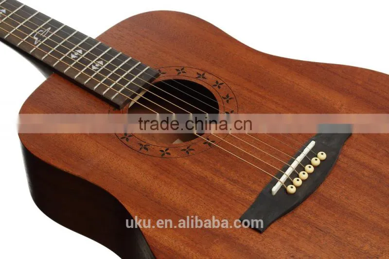 China wholesale 34" mahogany string acoustic guitars