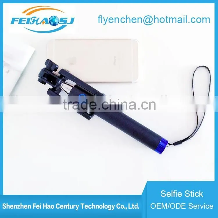 Smartphone selfie stick Wireless Bluetooth selfie stick 2016 monopod selfie stick colorful for phone