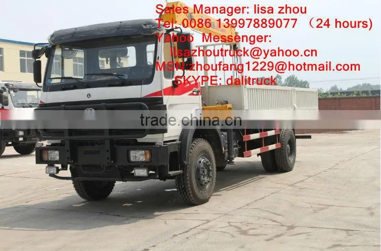 North Benz 5 Ton truck mounted crane factory directly sales