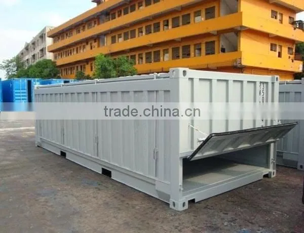 China reliable factory price 20ft half height buk container