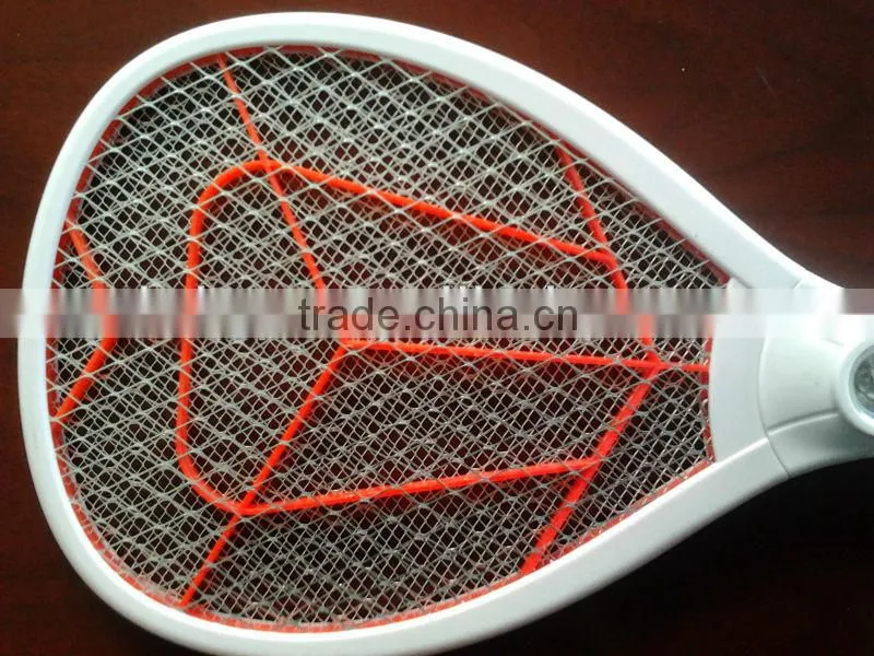 2013 new modle rechargeable fly killer racket with LED in the handle