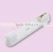 Plastic bar pin for badge