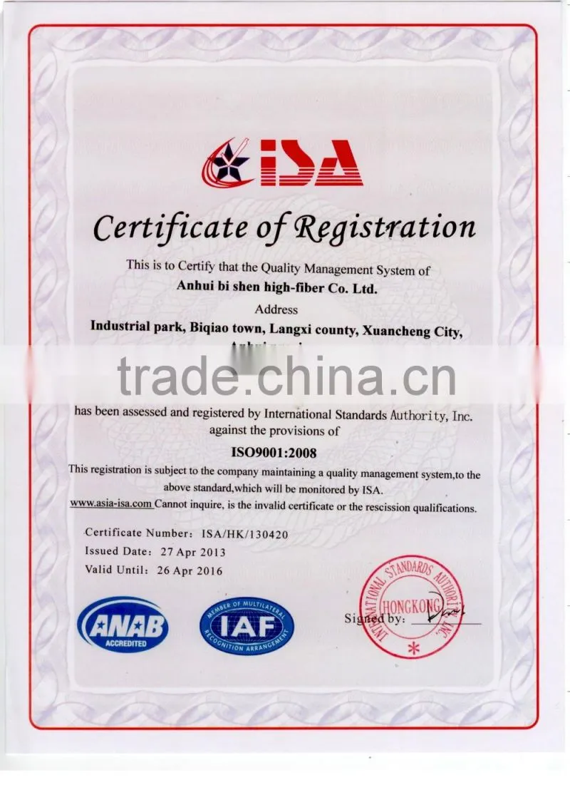 manufacturer for recycled polyester fiber