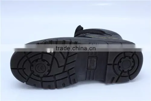 Embossed leather safety shoes China made popular in Middle east 8041
