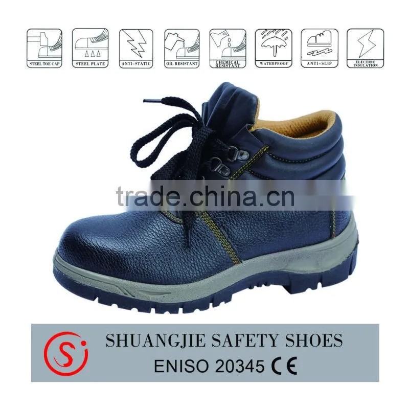 good quality steel toe safety shoes for foot protection model NO9713
