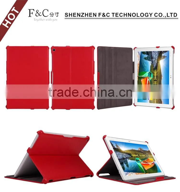 hot selling auto sleep/wake feature cover for Asus ZenPad 10 leather case