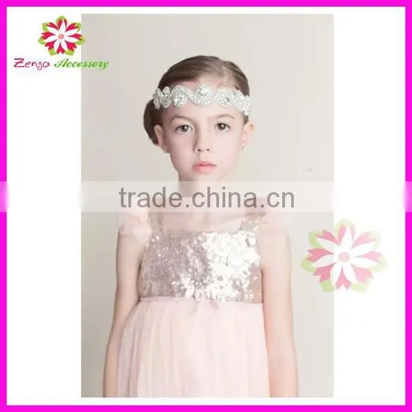 Rhinestone applique, beaded crystal applique, rhinestone applique for bridal sash