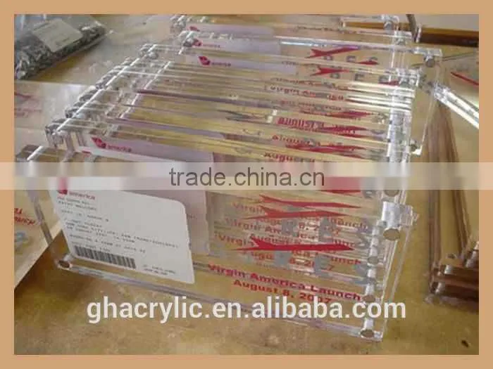 GH-P0027 acrylic advertise display frame, indoor advertising frame