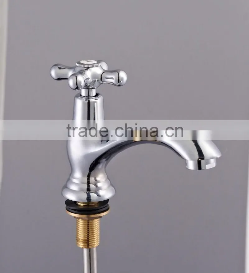 Traditional design high quality single cold water faucet wash basin tap