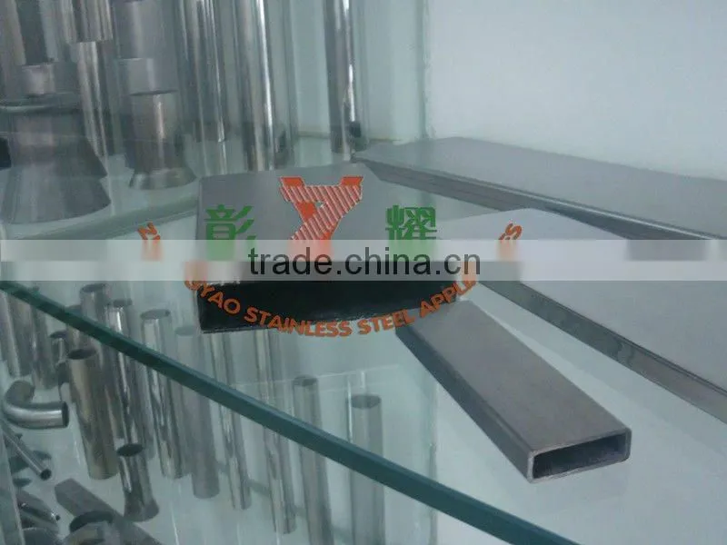 stainless steel flat rectangular welding pipe