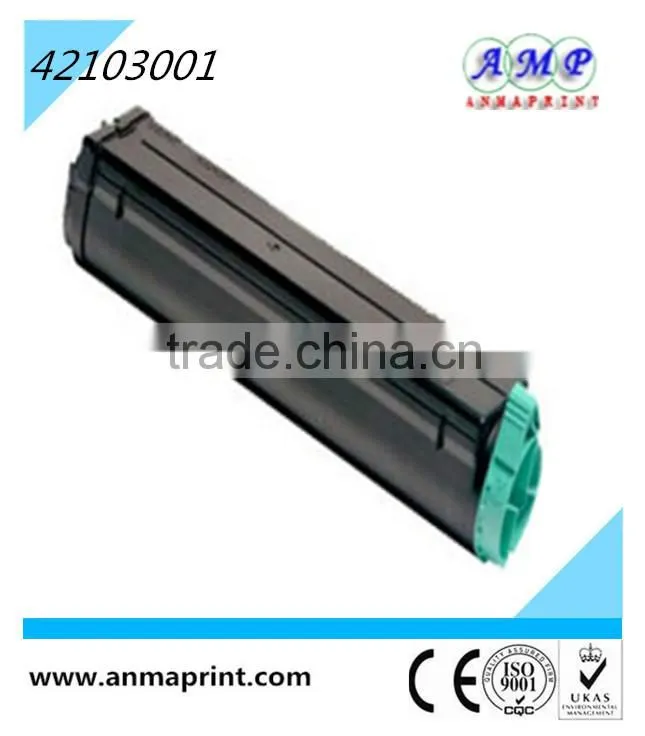 China Manufacturer compatible toner cartridge for Oki printer spare parts toner 42103001