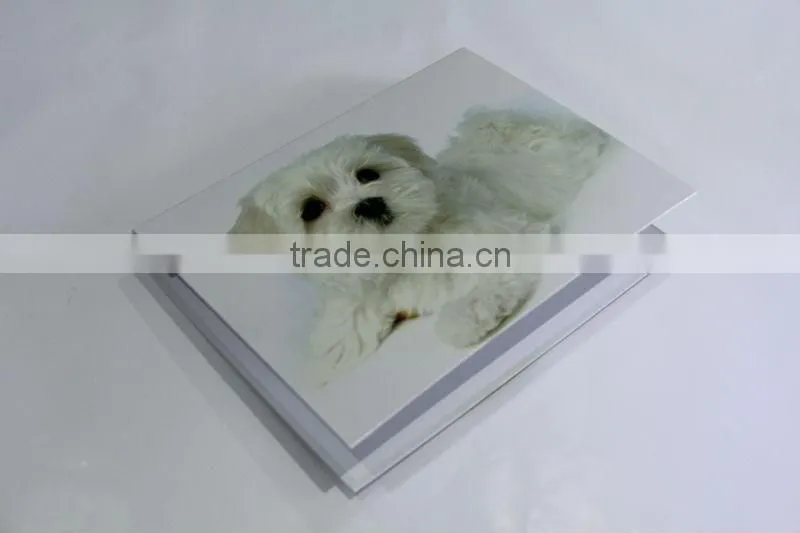 Ring binder with metal