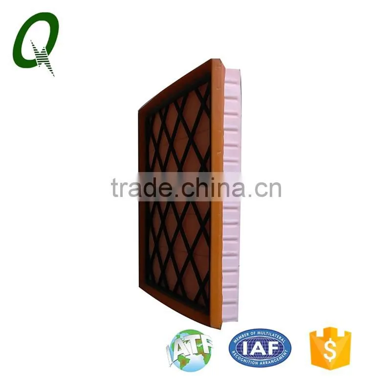 Car filter cartridge for engine air intake system
