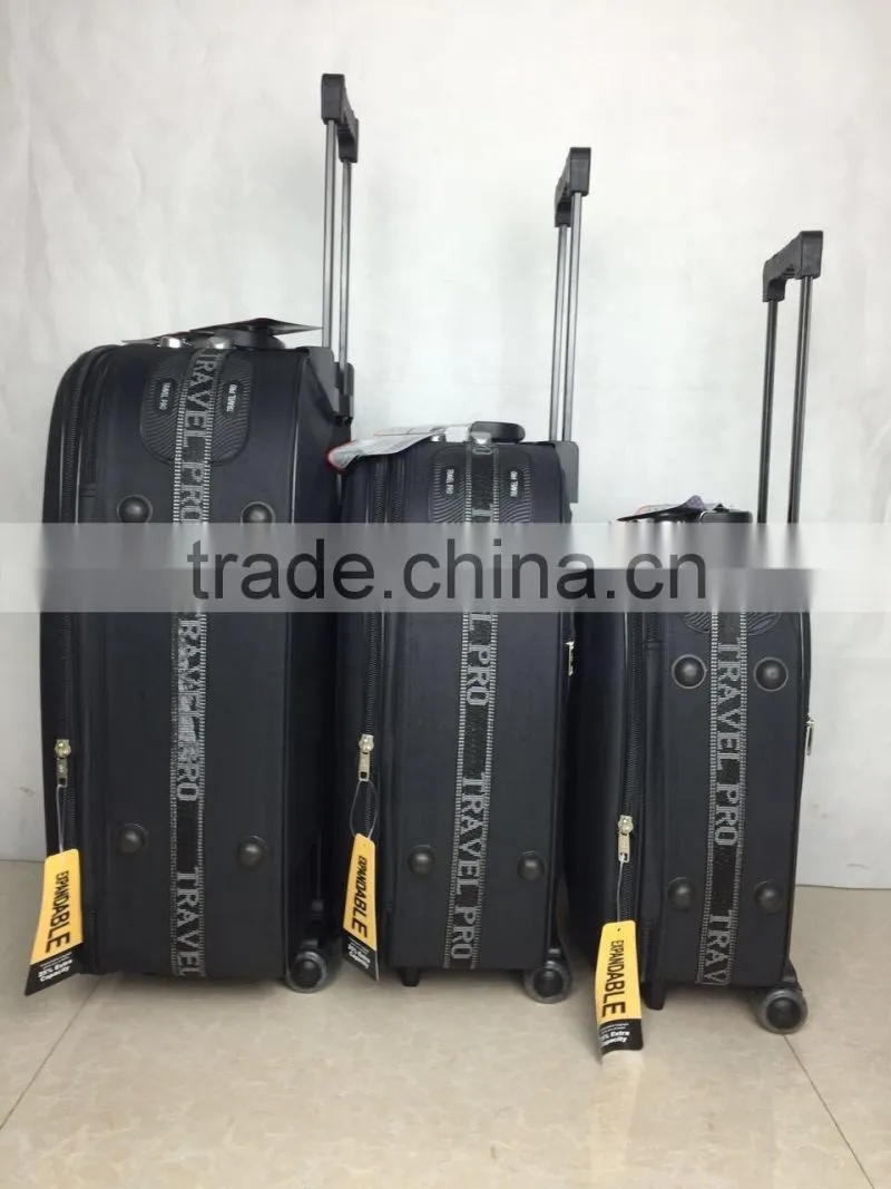 STOCK LOT 3PCS EVA TROLLEY LUGGAGE SET