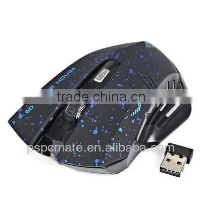 2.4GHz gaming Ergonomic Shape Outstanding Quality Wireless Red LED Tracking Mouse