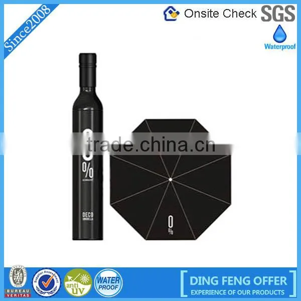 Promotional new 2014 new design bottle umbrella