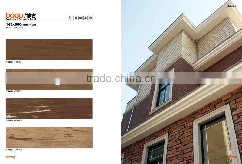 115x600mm exterior cladding brick face panels
