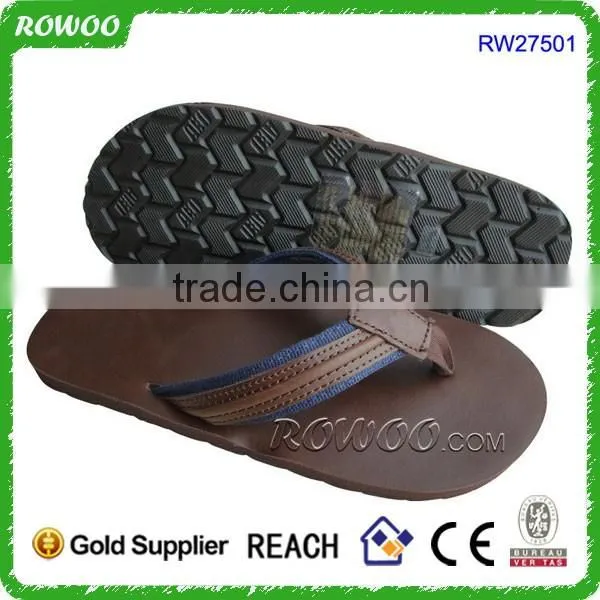 Branded brown Men's Leather Smoothy Sandals,leather sandals