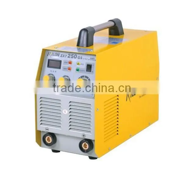 ZX7-250GS double voltage DC igbt mma-250 welding machine