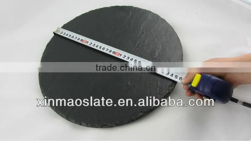 natural black slate lazy susan wholesale