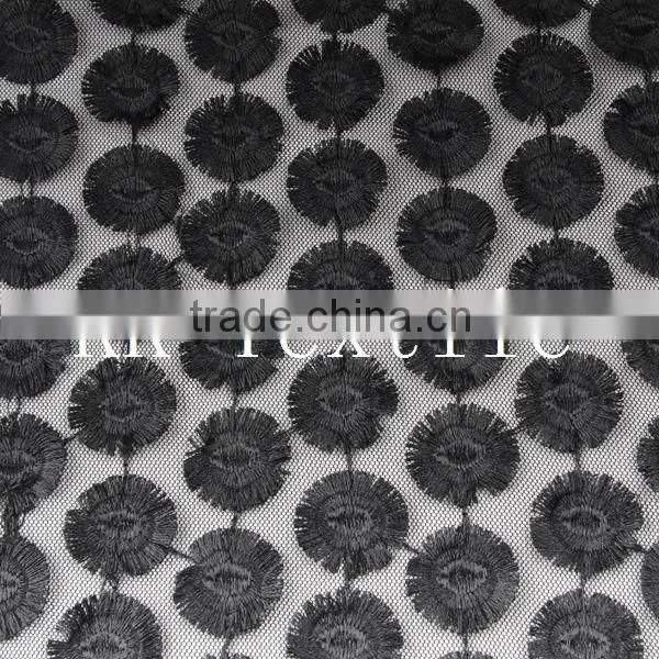 2014 Hottest embroidery fabric #8771 mesh bottom 3d spacer mesh fabric