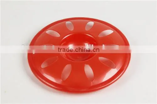 Plastic Pet Funny Frisbee Toys red color