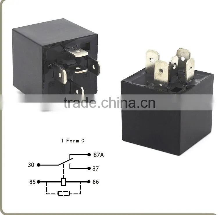 Water-proof 5PIN car relay, JD1914 12V 40A car relay