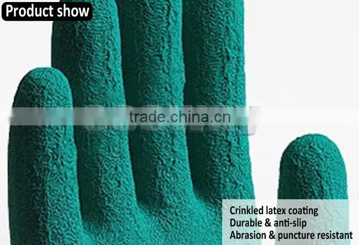 SEEWAY Latex coated work gloves for Cut Resistant