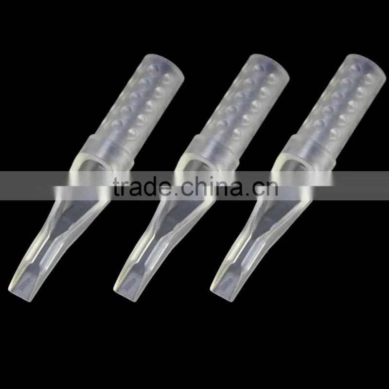 Transparent disposable tattoo tip 7R for tattoo machines & tattoo needles