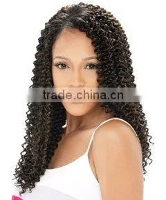 100%brazilian human hair jerry curl full lace wig wholesale price