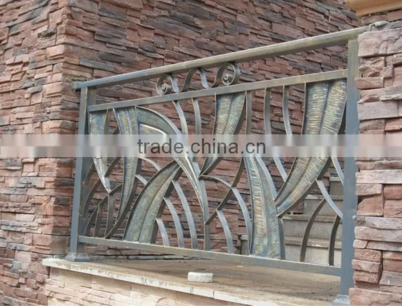Top-selling hand-forged patio wrought wrought iron fence parts