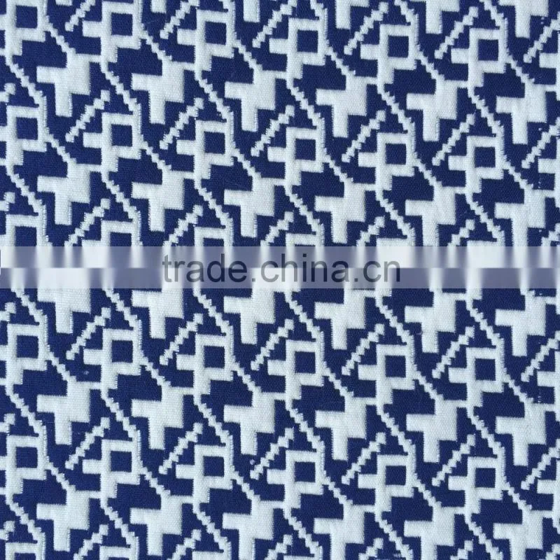 Spring Summer Polyester Woven Jacquard Fabric for Dress