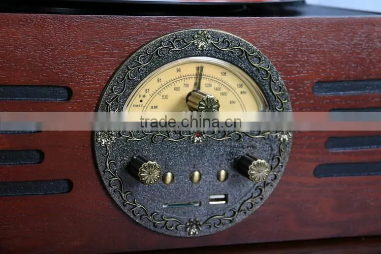 Audio LP Player belt driver USB turntable /Vinyl turntable with usb sd mmc mp3 player