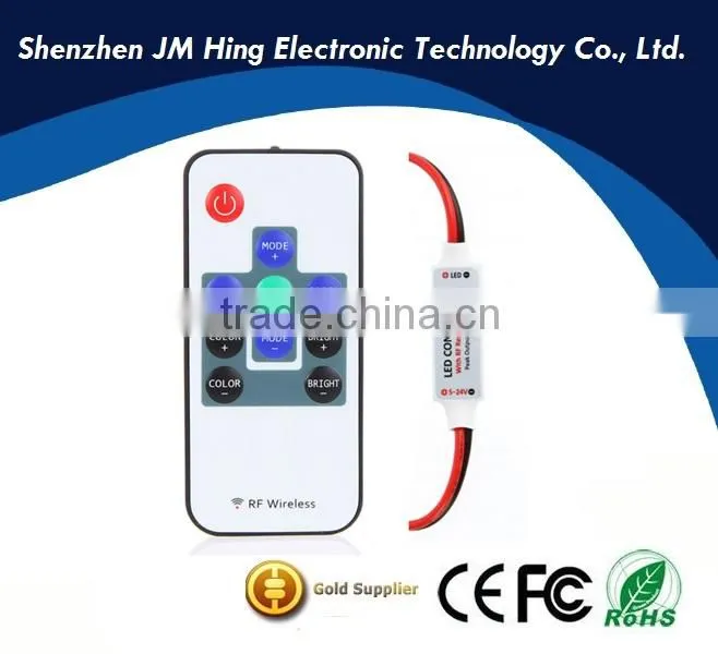 RF LED Dimmer DC5-24V Input 144W for 24V RF Wireless LED Dimmer