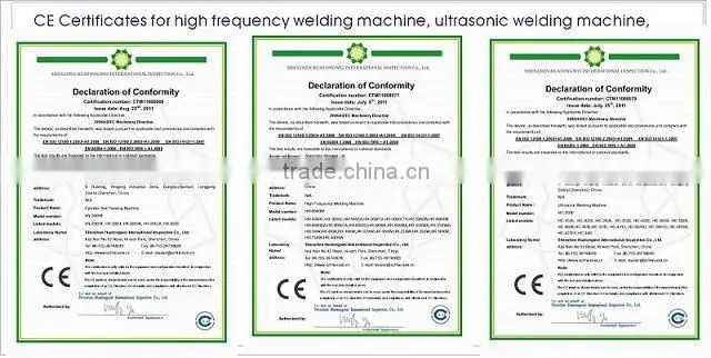 High Frequency Welder for Air Ducts