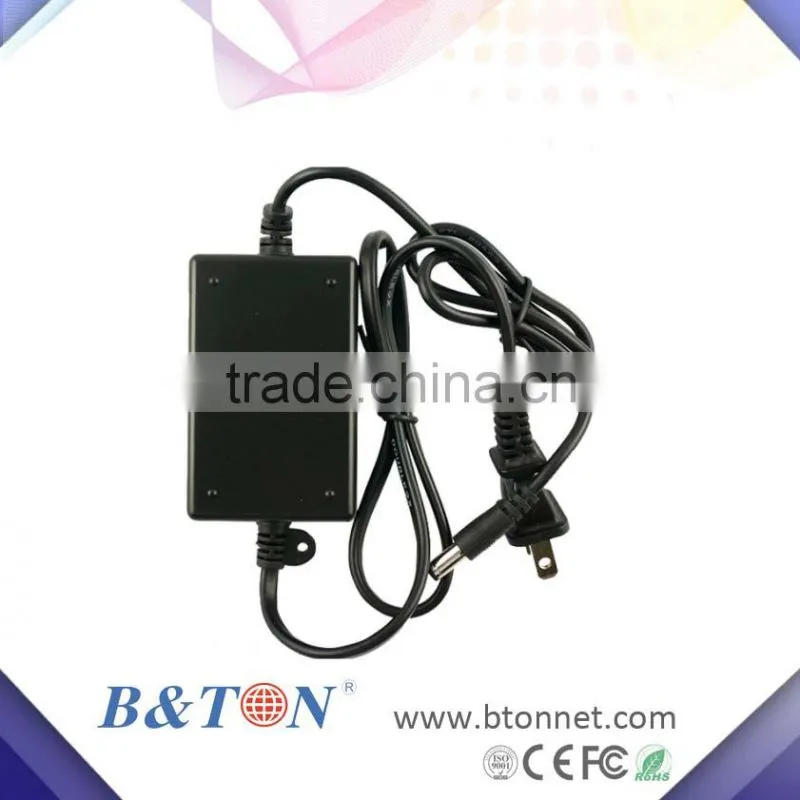 High efficiency 12V 2A AC/DC swtiching power adapter for security system