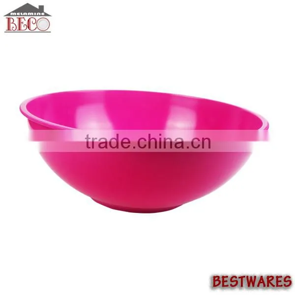 Hot sale 5pcs solid color melamine mixing bowl