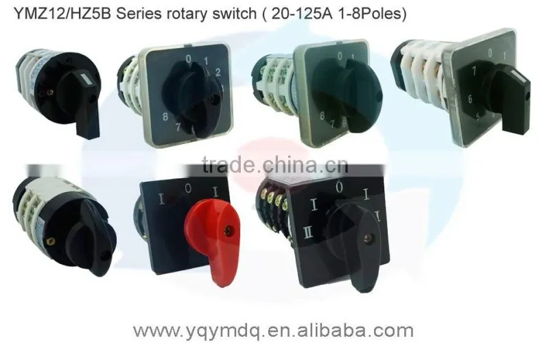 HZ5B-20/3 for dismantling machine only electrical changeover rotary cam combination switch three poles 20A sliver point contacts