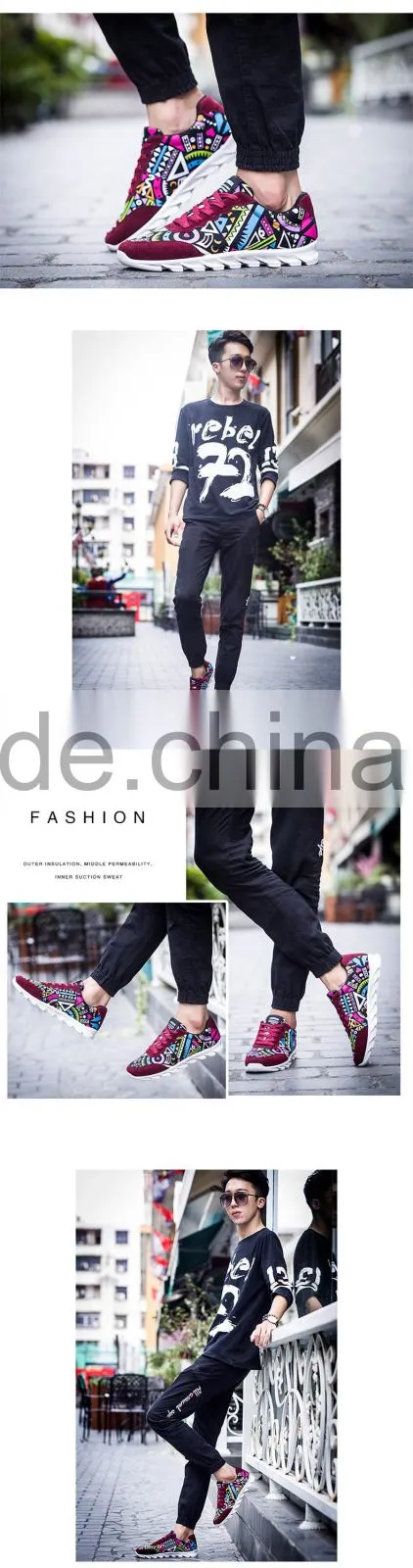 China supplier high quality new model sports shoes men