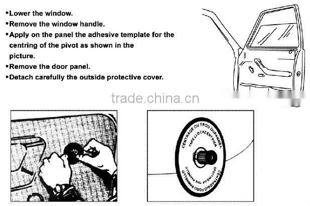 Power window motor, Power window raising motor,power window rolling up, with power window switch, worm type (PW803)